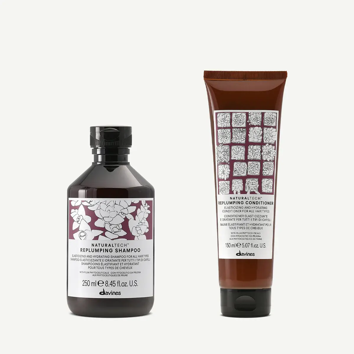 Davines Naturaltech REPLUMPING Rimpolpante Kit