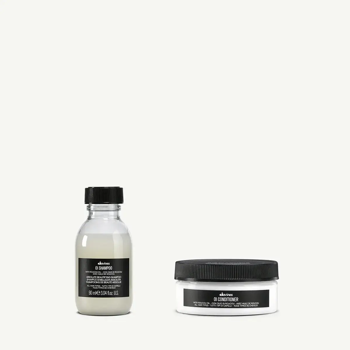 Davines OI Shampoo + Conditioner Travel Kit